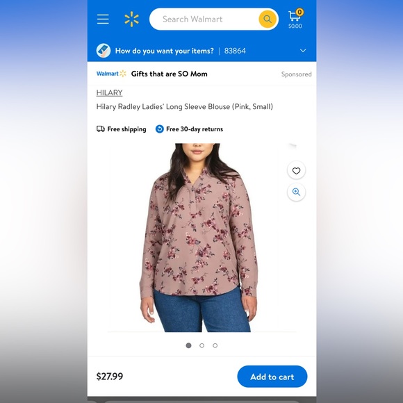 Hilary Radley Ladies Long Sleeve Blouse Size XL - Picture 10 of 10